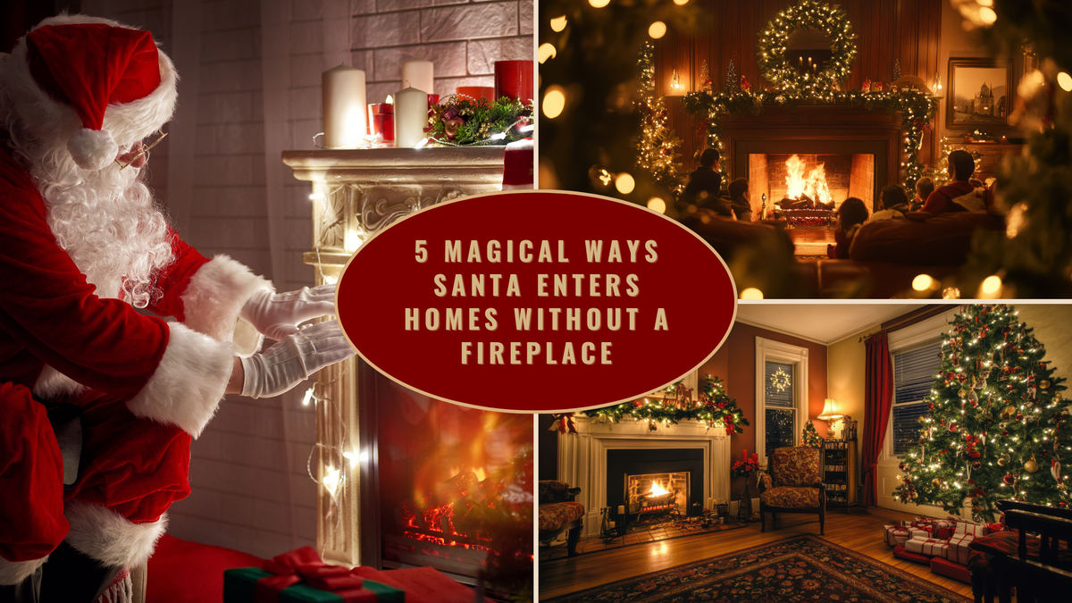 No Chimney? No Problem! 5 Magical Ways Santa Enters Homes Without a Fireplace